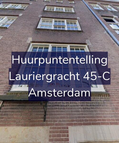 Foto gevel Huurpuntentelling voor Lauriergracht 45-C, Amsterdam
