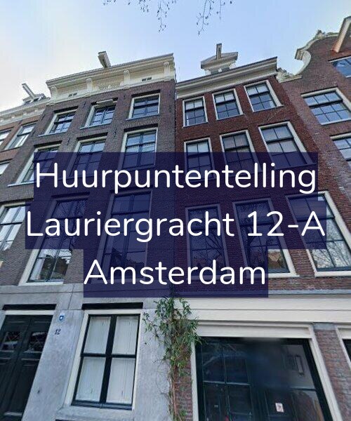 Foto gevel Huurpuntentelling voor Lauriergracht 12-A, Amsterdam