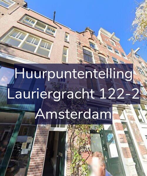 Foto gevel Huurpuntentelling voor Lauriergracht 122-2, Amsterdam