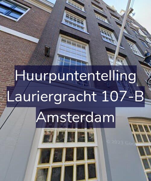 Foto gevel Huurpuntentelling voor Lauriergracht 107-B, Amsterdam