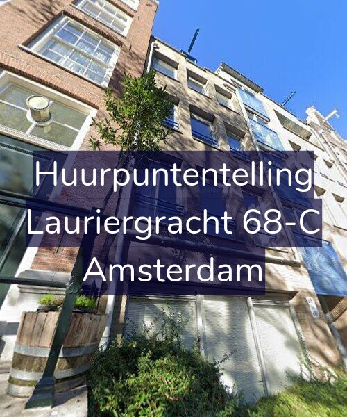 Foto gevel Huurpuntentelling voor Lauriergracht 68-C, Amsterdam