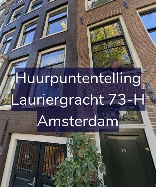 Foto gevel Huurpuntentelling voor Lauriergracht 73-H, Amsterdam