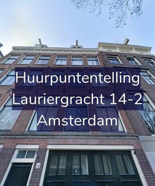 Foto gevel Huurpuntentelling voor Lauriergracht 14-2, Amsterdam