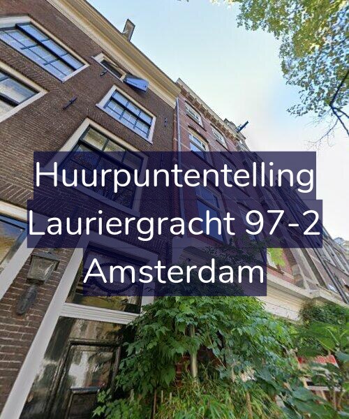 Foto gevel Huurpuntentelling voor Lauriergracht 97-2, Amsterdam