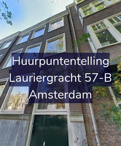 Foto gevel Huurpuntentelling voor Lauriergracht 57-B, Amsterdam