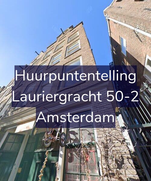 Foto gevel Huurpuntentelling voor Lauriergracht 50-2, Amsterdam