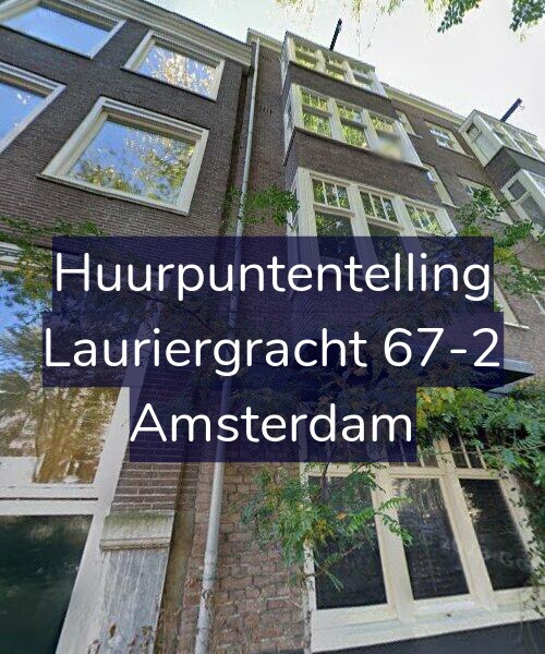 Foto gevel Huurpuntentelling voor Lauriergracht 67-2, Amsterdam