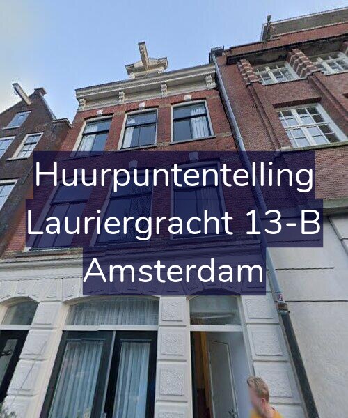 Foto gevel Huurpuntentelling voor Lauriergracht 13-B, Amsterdam