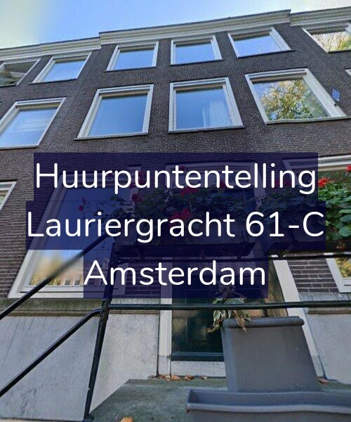Foto gevel Huurpuntentelling voor Lauriergracht 61-C, Amsterdam