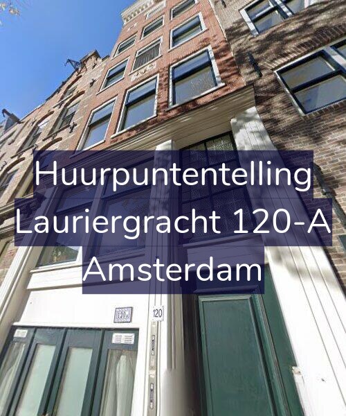 Foto gevel Huurpuntentelling voor Lauriergracht 120-A, Amsterdam