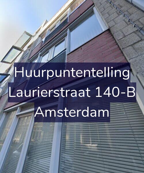 Foto gevel Huurpuntentelling voor Laurierstraat 140-B, Amsterdam