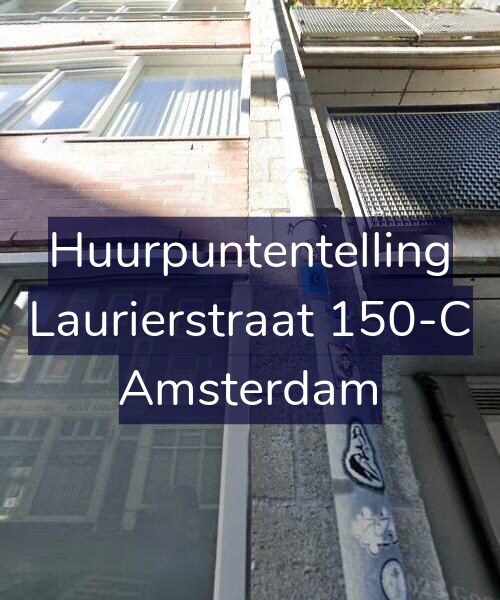 Foto gevel Huurpuntentelling voor Laurierstraat 150-C, Amsterdam