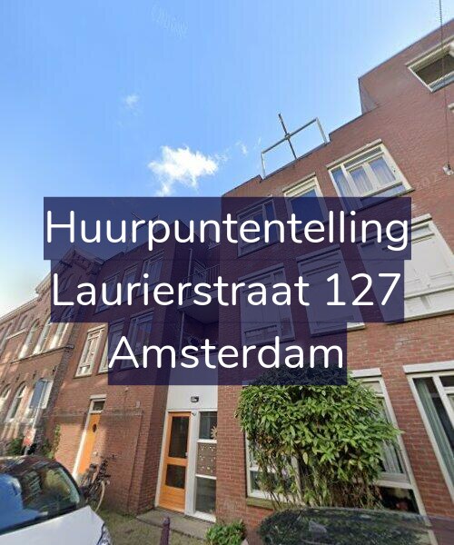 Foto gevel Huurpuntentelling voor Laurierstraat 127, Amsterdam