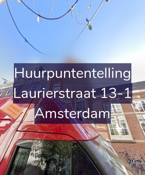 Foto gevel Huurpuntentelling voor Laurierstraat 13-1, Amsterdam