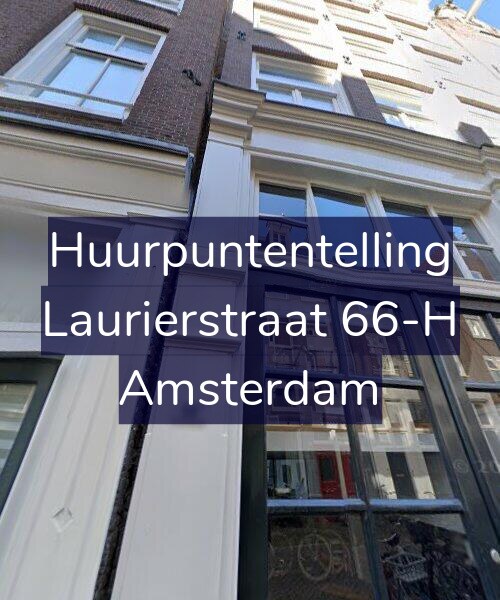 Foto gevel Huurpuntentelling voor Laurierstraat 66-H, Amsterdam