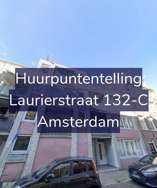 Foto gevel Huurpuntentelling voor Laurierstraat 132-C, Amsterdam