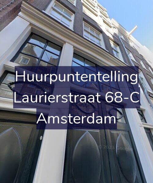 Foto gevel Huurpuntentelling voor Laurierstraat 68-C, Amsterdam