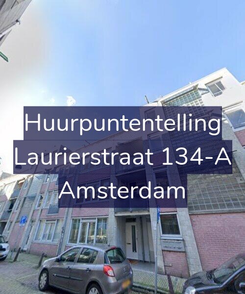Foto gevel Huurpuntentelling voor Laurierstraat 134-A, Amsterdam