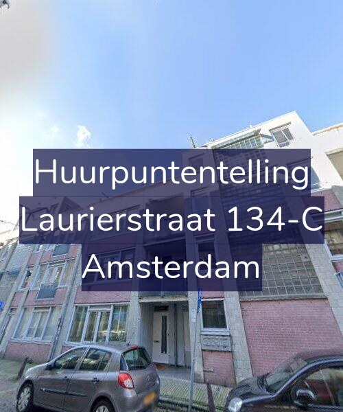 Foto gevel Huurpuntentelling voor Laurierstraat 134-C, Amsterdam