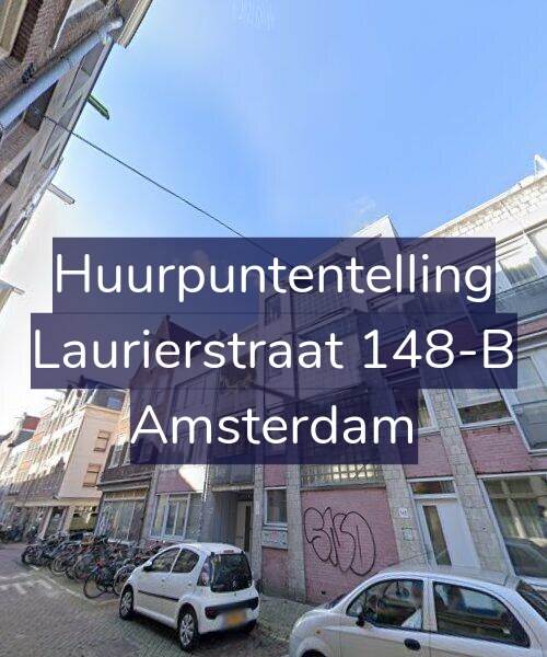 Foto gevel Huurpuntentelling voor Laurierstraat 148-B, Amsterdam