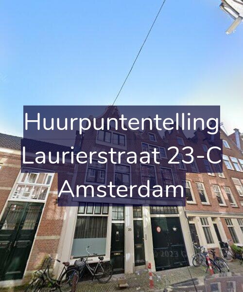 Foto gevel Huurpuntentelling voor Laurierstraat 23-C, Amsterdam