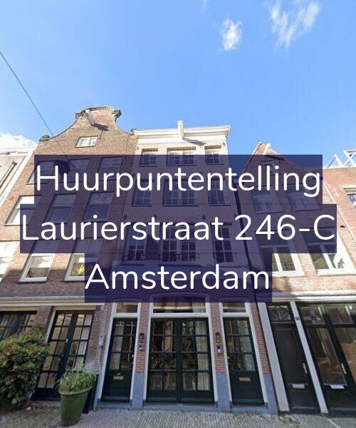 Foto gevel Huurpuntentelling voor Laurierstraat 246-C, Amsterdam