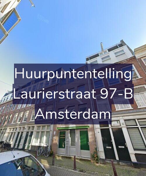 Foto gevel Huurpuntentelling voor Laurierstraat 97-B, Amsterdam
