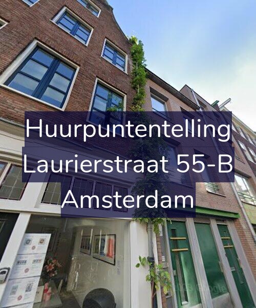 Foto gevel Huurpuntentelling voor Laurierstraat 55-B, Amsterdam