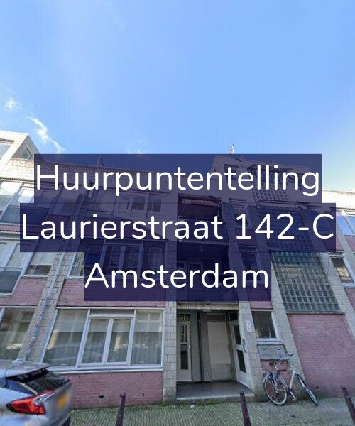Foto gevel Huurpuntentelling voor Laurierstraat 142-C, Amsterdam