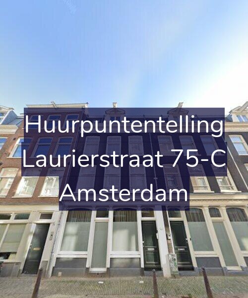 Foto gevel Huurpuntentelling voor Laurierstraat 75-C, Amsterdam