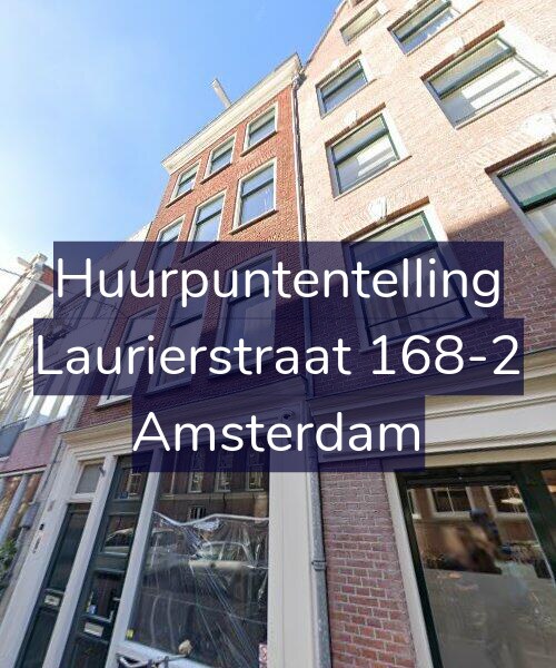 Foto gevel Huurpuntentelling voor Laurierstraat 168-2, Amsterdam
