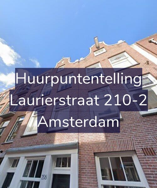 Foto gevel Huurpuntentelling voor Laurierstraat 210-2, Amsterdam