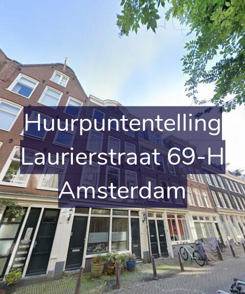 Foto gevel Huurpuntentelling voor Laurierstraat 69-H, Amsterdam