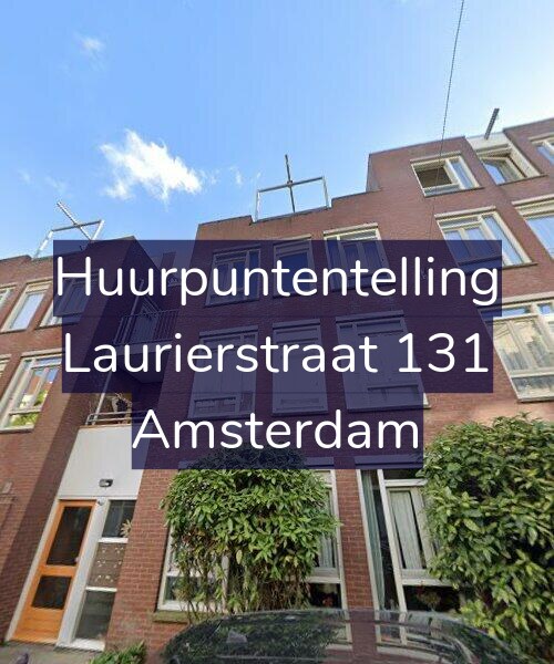Foto gevel Huurpuntentelling voor Laurierstraat 131, Amsterdam