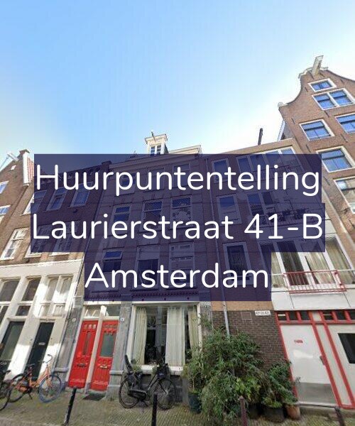 Foto gevel Huurpuntentelling voor Laurierstraat 41-B, Amsterdam