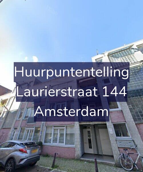 Foto gevel Huurpuntentelling voor Laurierstraat 144, Amsterdam
