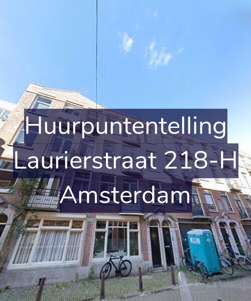 Foto gevel Huurpuntentelling voor Laurierstraat 218-H, Amsterdam