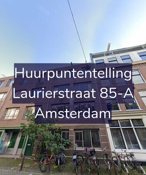 Foto gevel Huurpuntentelling voor Laurierstraat 85-A, Amsterdam