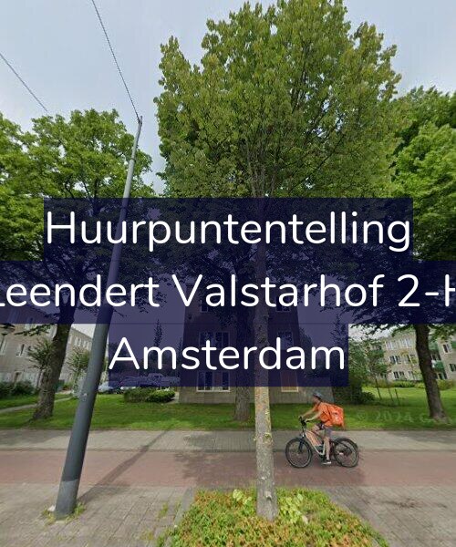 Foto gevel Huurpuntentelling voor Leendert Valstarhof 2-H, Amsterdam