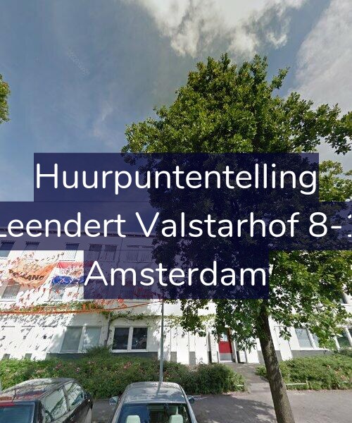 Foto gevel Huurpuntentelling voor Leendert Valstarhof 8-1, Amsterdam