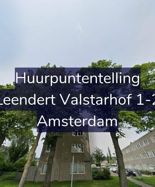 Foto gevel Huurpuntentelling voor Leendert Valstarhof 1-2, Amsterdam
