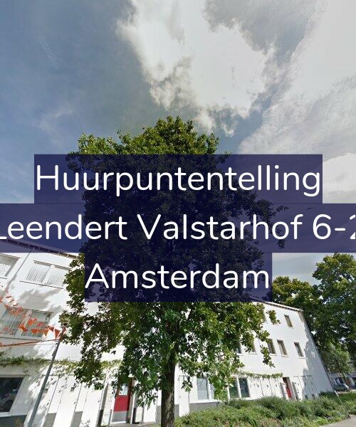 Foto gevel Huurpuntentelling voor Leendert Valstarhof 6-2, Amsterdam