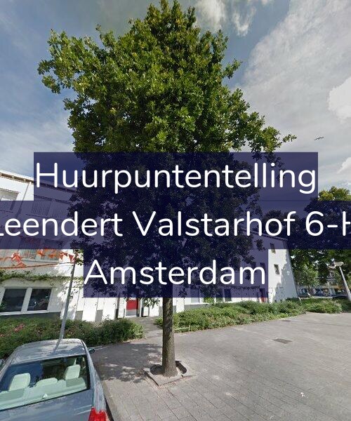 Foto gevel Huurpuntentelling voor Leendert Valstarhof 6-H, Amsterdam