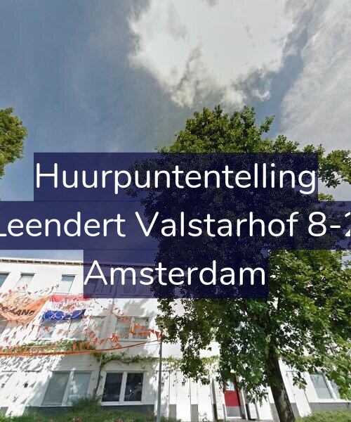 Foto gevel Huurpuntentelling voor Leendert Valstarhof 8-2, Amsterdam