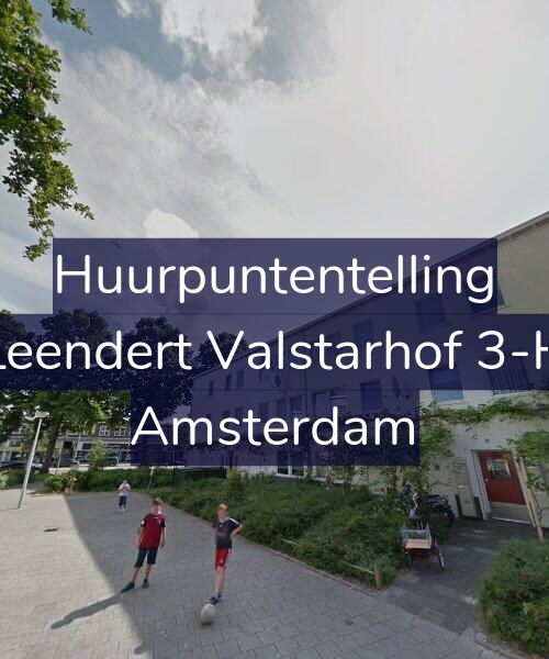 Foto gevel Huurpuntentelling voor Leendert Valstarhof 3-H, Amsterdam