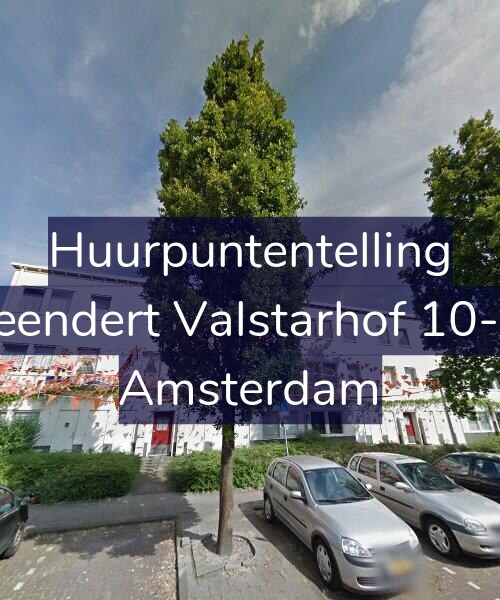 Foto gevel Huurpuntentelling voor Leendert Valstarhof 10-H, Amsterdam