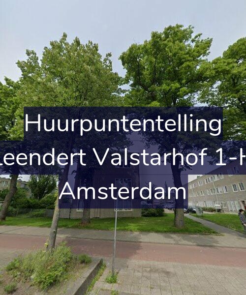 Foto gevel Huurpuntentelling voor Leendert Valstarhof 1-H, Amsterdam