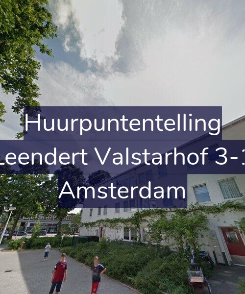 Foto gevel Huurpuntentelling voor Leendert Valstarhof 3-1, Amsterdam