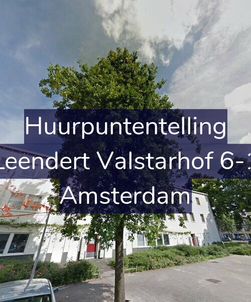 Foto gevel Huurpuntentelling voor Leendert Valstarhof 6-1, Amsterdam