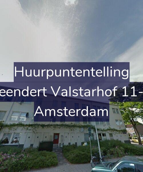 Foto gevel Huurpuntentelling voor Leendert Valstarhof 11-1, Amsterdam